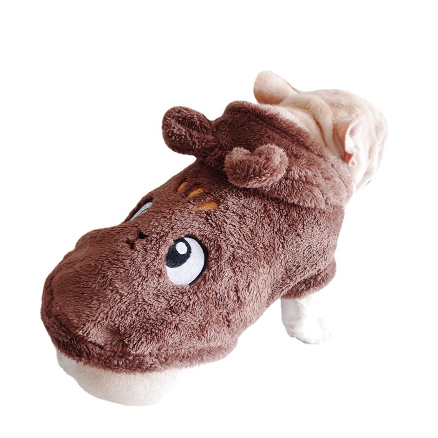 Pet Apparel Embroidery Cartoon Hooded Vest - Image 3